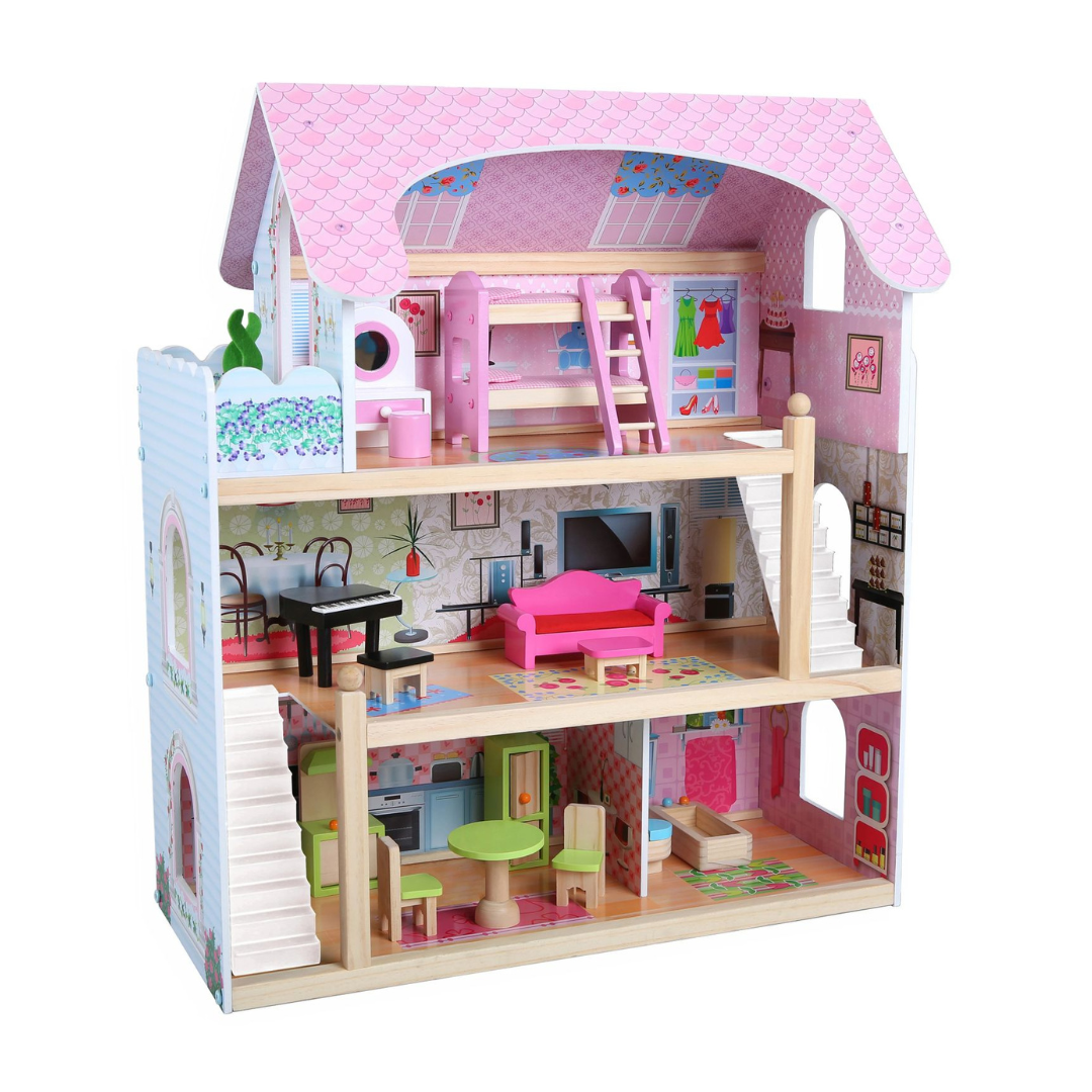 Casita para Niña de Madera (70cm x 62cm x 26cm)