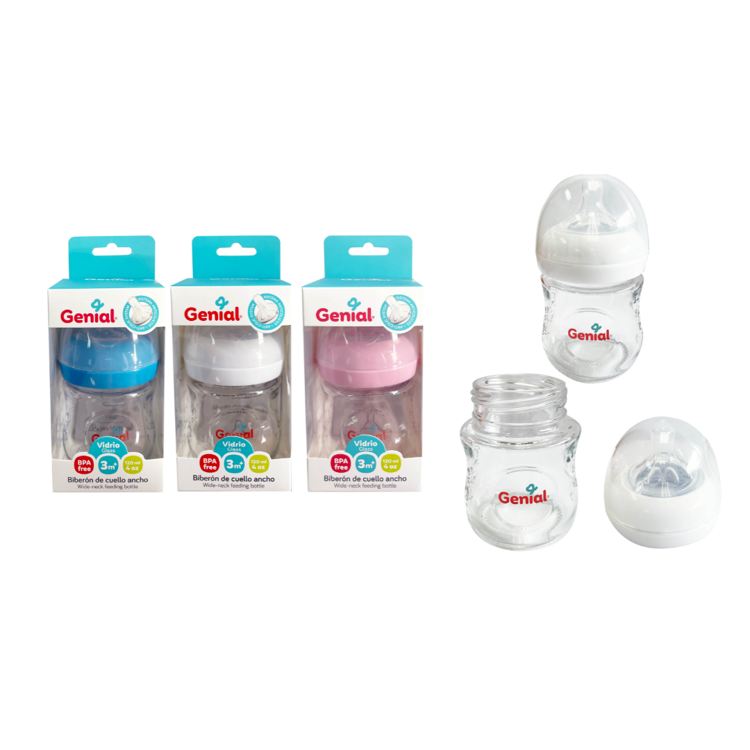 Biberon 120ml de Vidrio