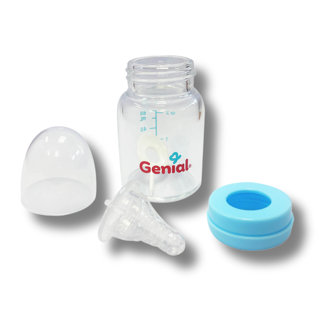 Biberon de 60ml de Vidrio
