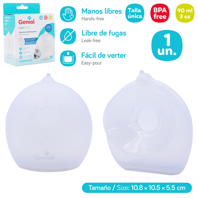 Extractor/Recolector de Leche de Silicona (1 unidad)