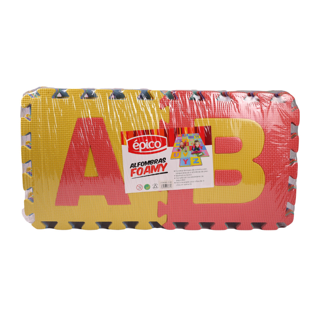 Alfombra de Foamy 11.5 x 11.5 Pulgadas 26 Pcs (Letras)