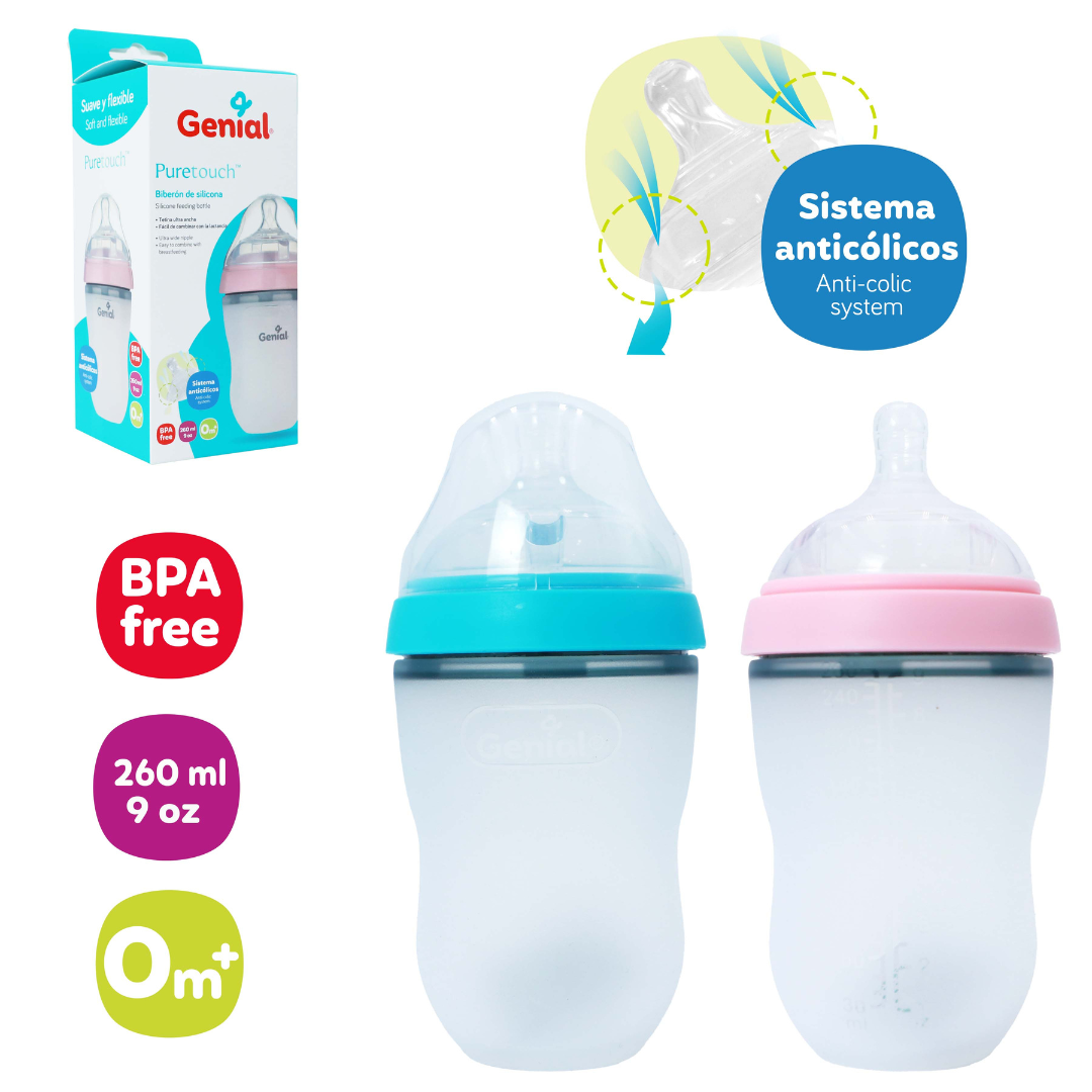 Biberon PureTouch de Silicona 9OZ