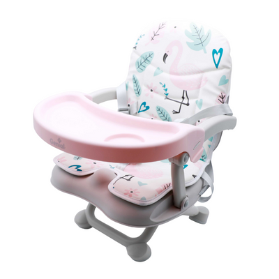 Booster Seat con Altura Ajustable (Rosado)