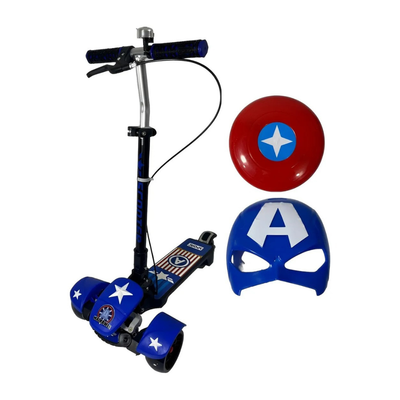 Scooter Capitan America (Incluye mascara y escudo)