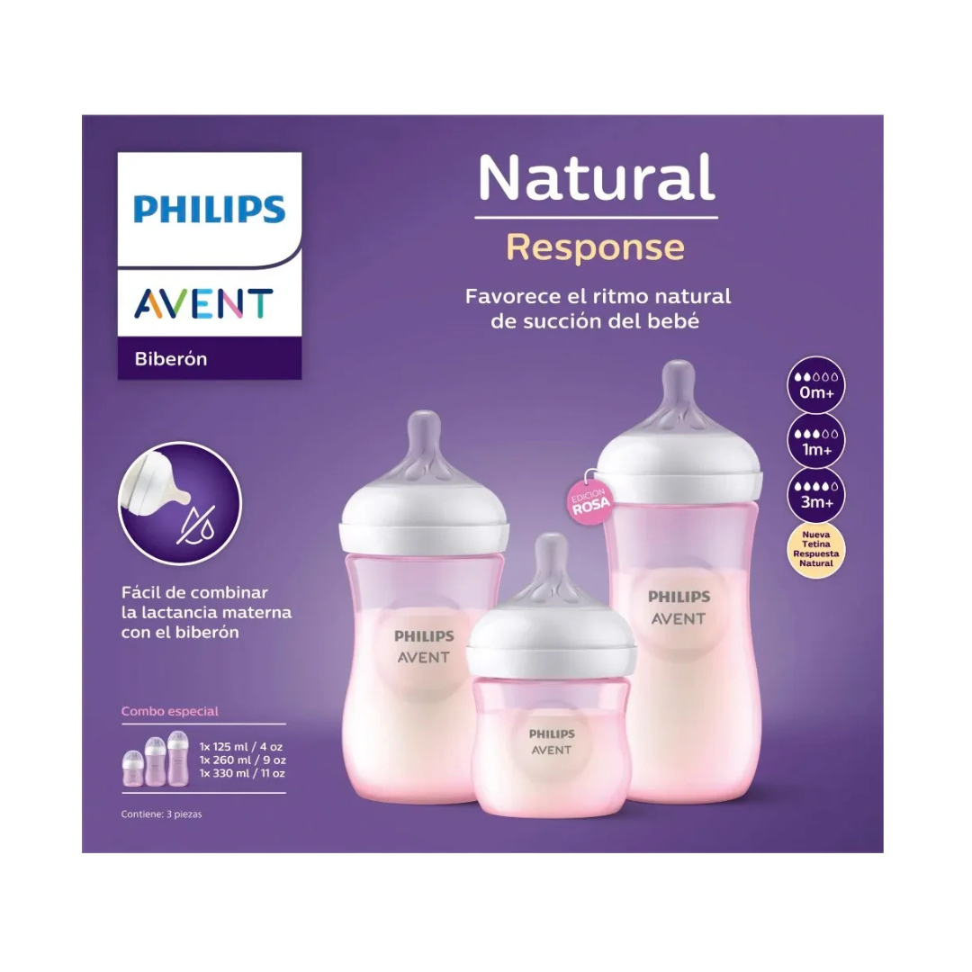 Set de Regalo Natural Response Rosado