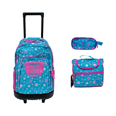 Combo YOLO Circulos (Maleta 20 pulgadas, Lonchera y Cartuchera)