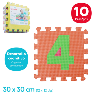 Tapete Didáctico Infantil (3m x 3m area total)