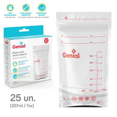 Bolsas Para Leche Materna - Paquete de 25 Unidades