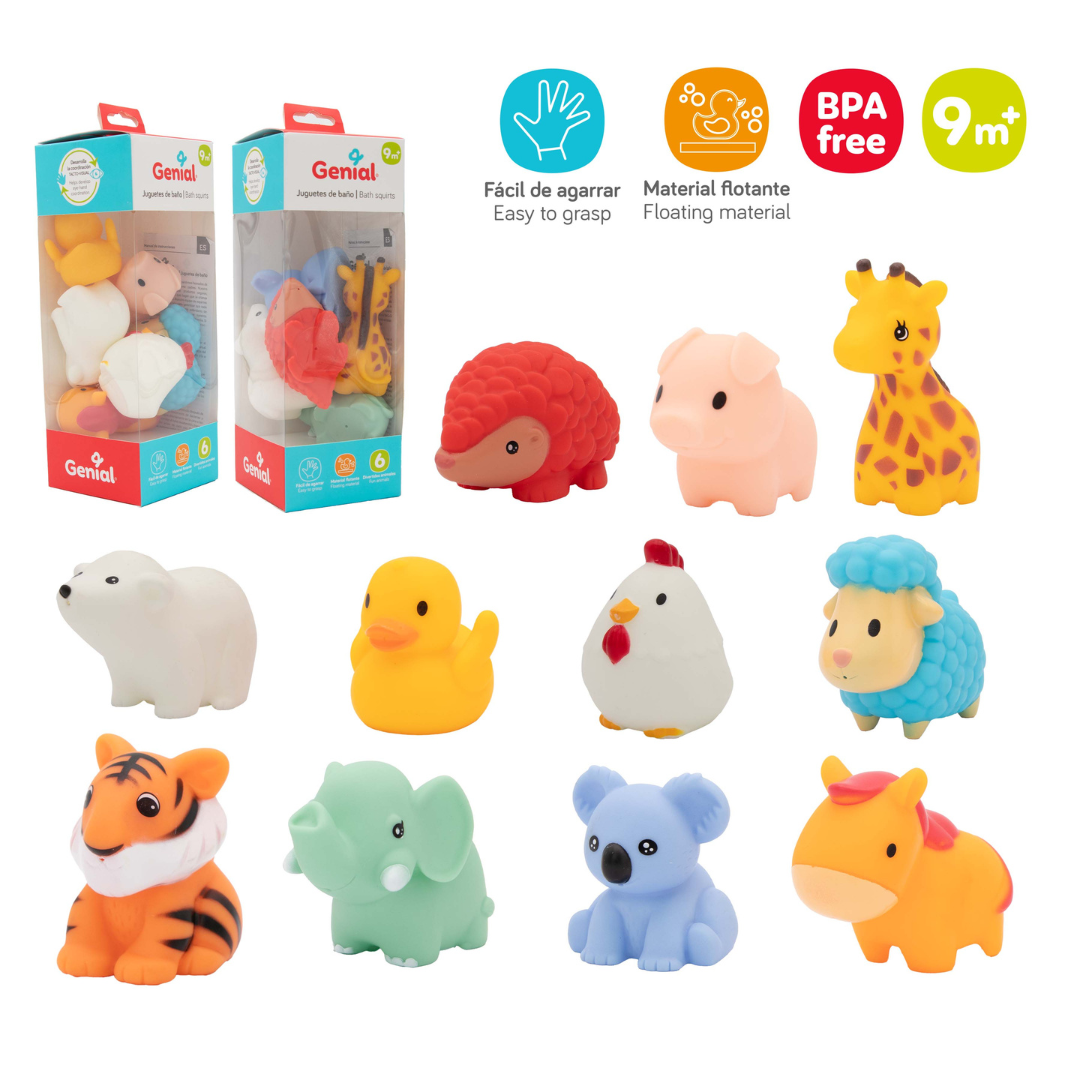 Set de Juguetes de Bano 6 piezas Karime Outlet