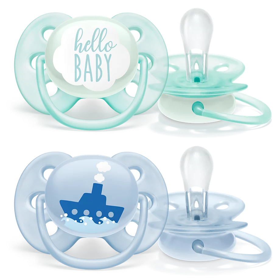 Chupetes Ultra Soft 0-6m (2 Unidades)