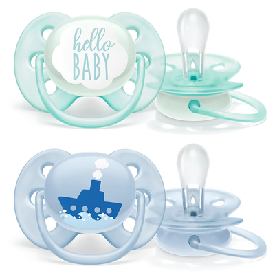 Chupetes Ultra Soft 0-6m (2 Unidades)