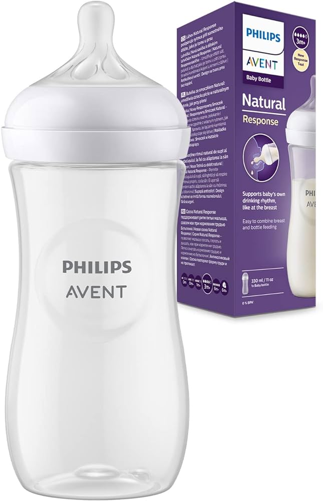 Biberón Natural Response 11oz 3m+