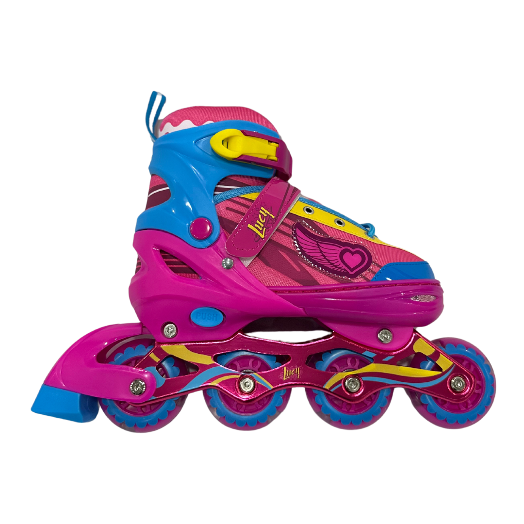 Patines Soy Lucy En Línea (Incluyen Casco y Rodilleras)