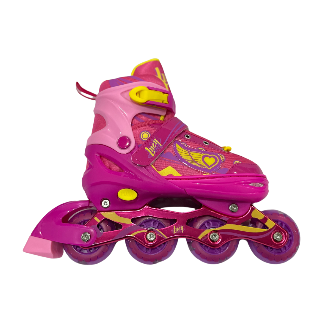 Patines Soy Lucy En Línea (Incluyen Casco y Rodilleras)