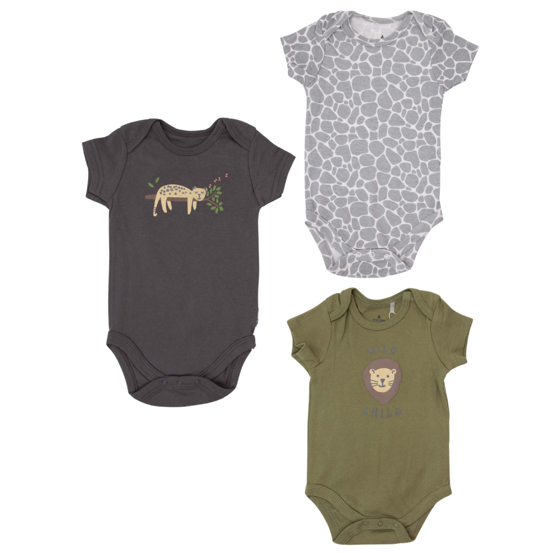 SET DE BODYS PARA NIÑO (3 PZAS.)