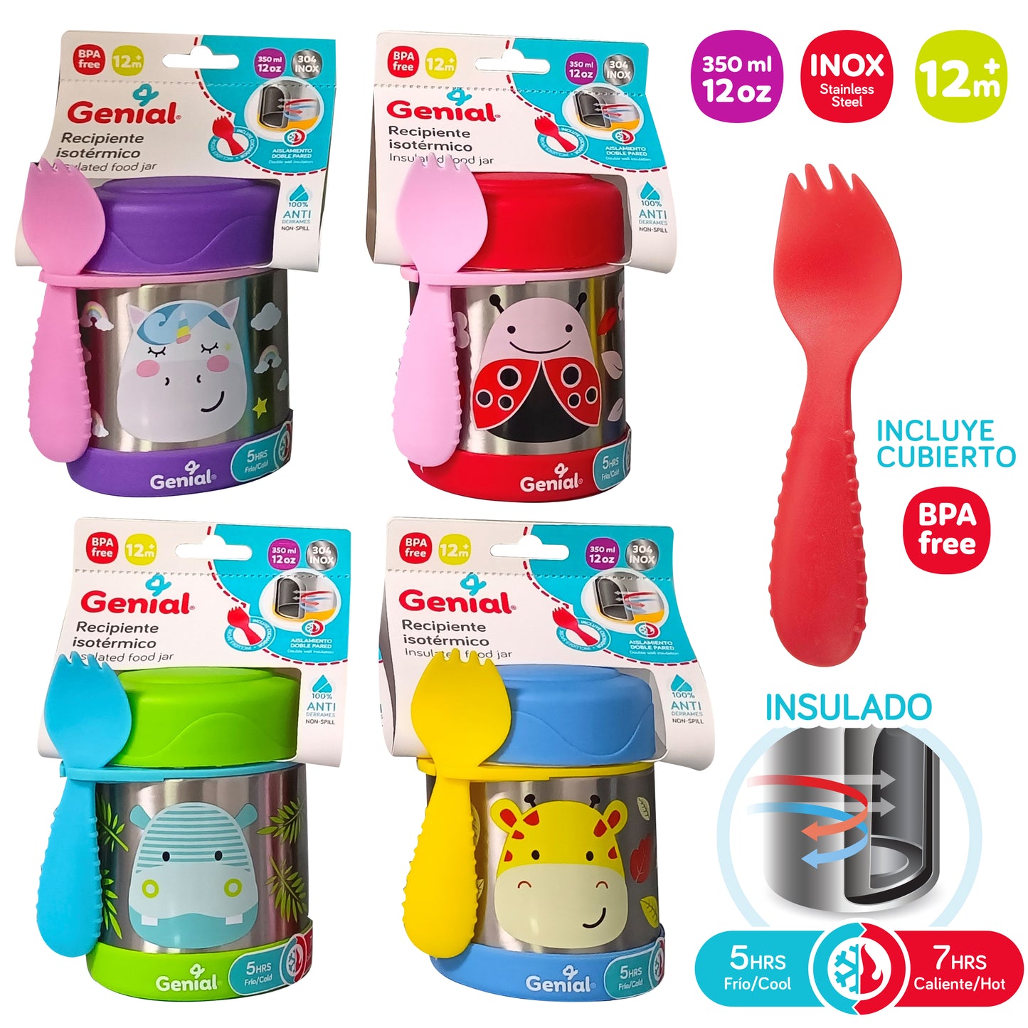 Recipiente Isotérmico 12oz