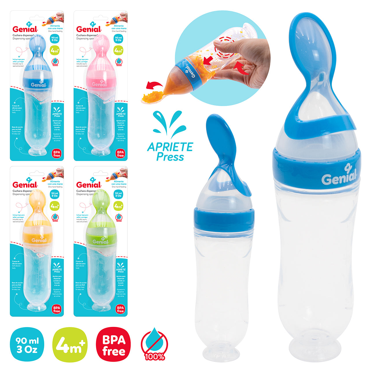 Cuchara Dispensadora 90ml - Genial Baby