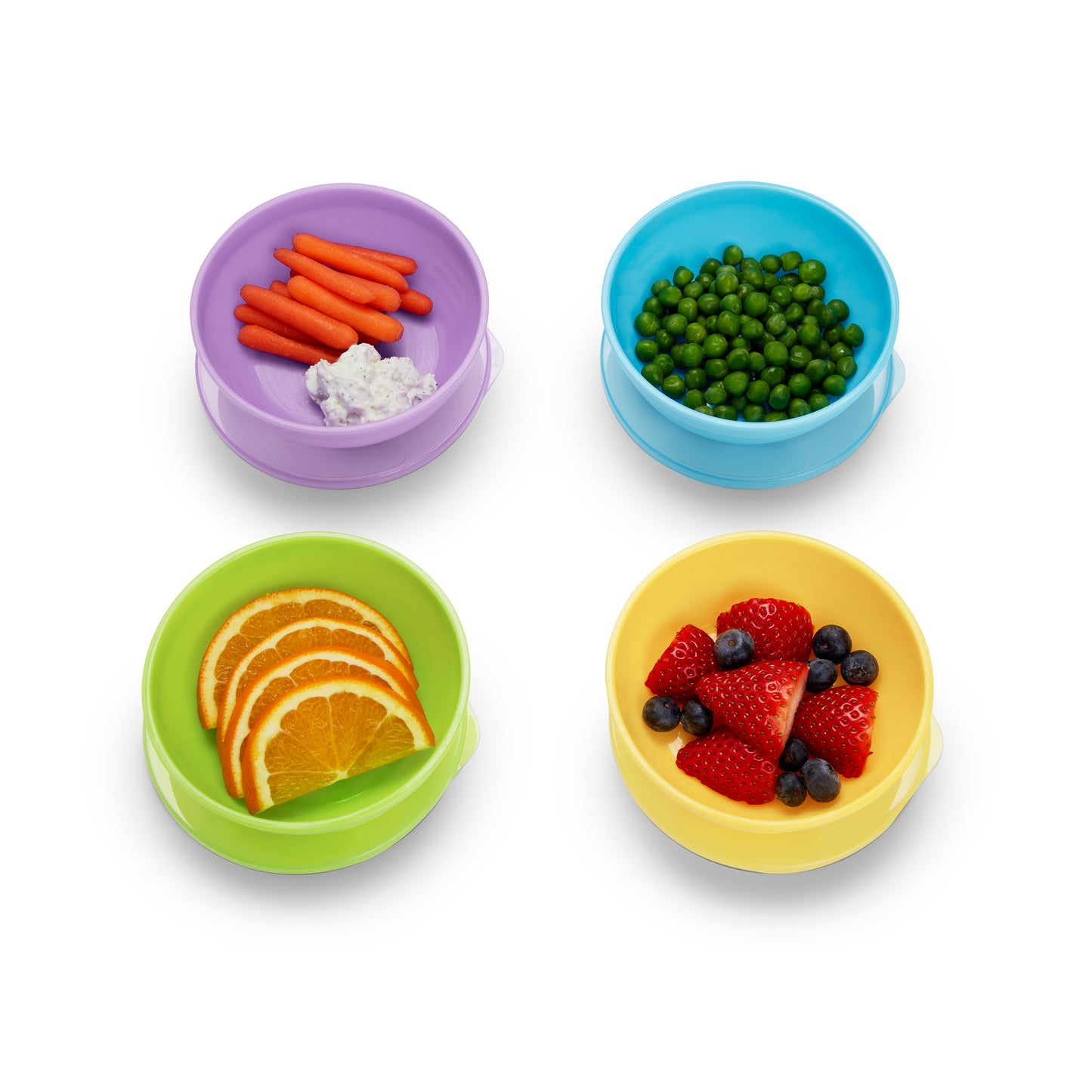 Set de 4 Bowl Con Tapas y 2 Cucharas