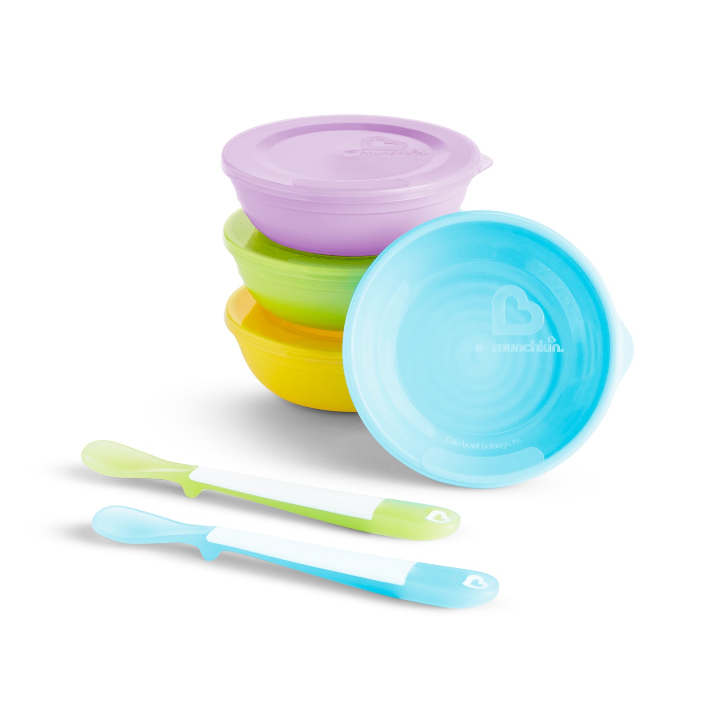 Set de 4 Bowl Con Tapas y 2 Cucharas