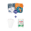 Combo Pañales Ecologicos (2 Ecopañales, 1 pack de 3 insertos y rollo de 100 toallitas de bambú)