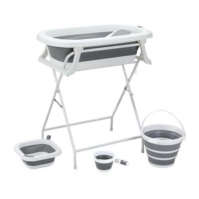 Set de Bañera con Pedestal Retractil