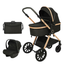 Coche Para Bebe Deluxe Reversible H5+C - Incluye Silla de Carro y Pañalera