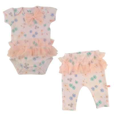 Conjunto 2 piezas Bodie y Pantalón Tutu Colección Flower Ballet