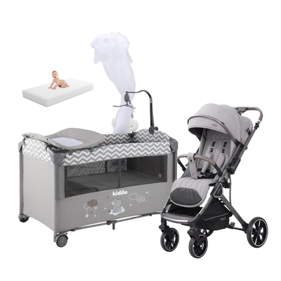 Combo Premium - Corral Colecho, Colchon y Coche Reversible