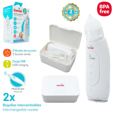 ASPIRADOR NASAL ELECTRICO CURVE