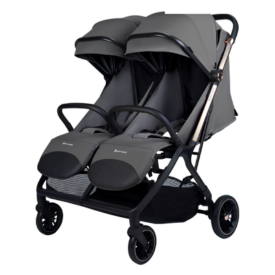 Coche Doble para Gemelos - Mecanismo de Cierre Automático
