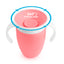 Vaso 360 7 OZ. Con Asas y Tapa - Rosa