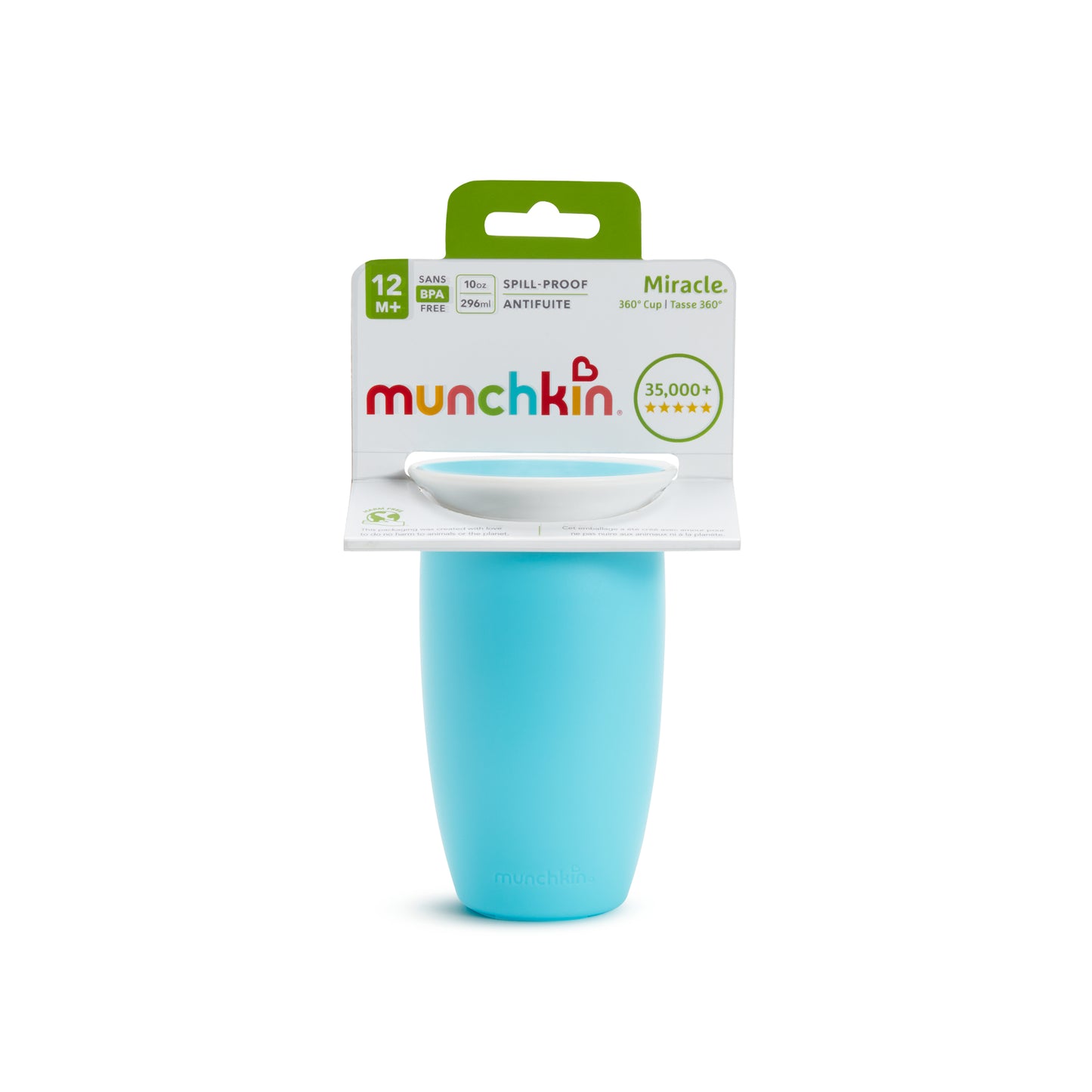 Vaso 360 10 OZ. Con Tapa- Azul