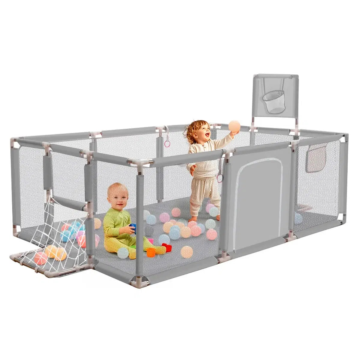 Corral de Juegos (120cm ancho, 105cm alto, 220cm largo)